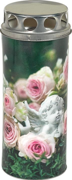 Produktbild Jeka Grablicht Paperlight "Engel Rose" aus Zellstoff, Ø 6,5x16 cm (1 Stk.)