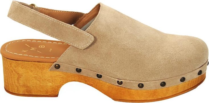 Actual product image Kmb Clogs Wilka Taupe (41)