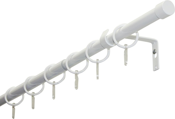 Produktbild Gardinia Gardinenstangen Set 1-Lauf Cap ausziehbar