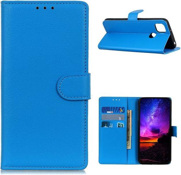 Actual product image MU Classic Litchi Leather Bookcover Series (Motorola Moto G9 Power)