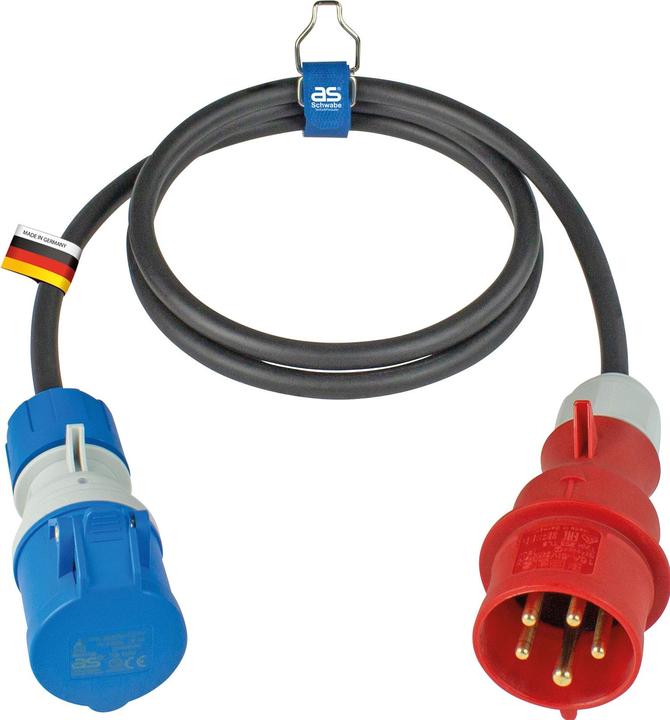 Produktbild As - Schwabe Camping Schutzkontaktsteckerstecker Adapterleitung (1.50 m, CEE)