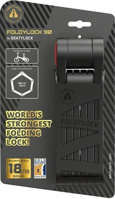 Actual product image Seatylock foldable key lock bike lock forever (90 cm)