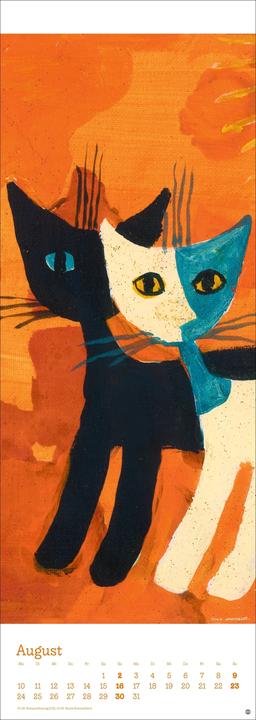 Image du produit Rosina Wachtmeister Vertical Kalender 2026 (24,5 x 69 cm, Couverture rigide, Allemand)