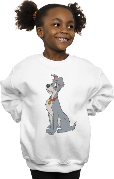 Produktbild Disney Lady And The Tramp Spaghetti Heart Sweatshirt Mädchen (140, 146)