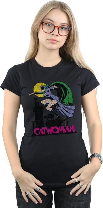 Produktbild Catwoman Crackle Logo TShirt (L)