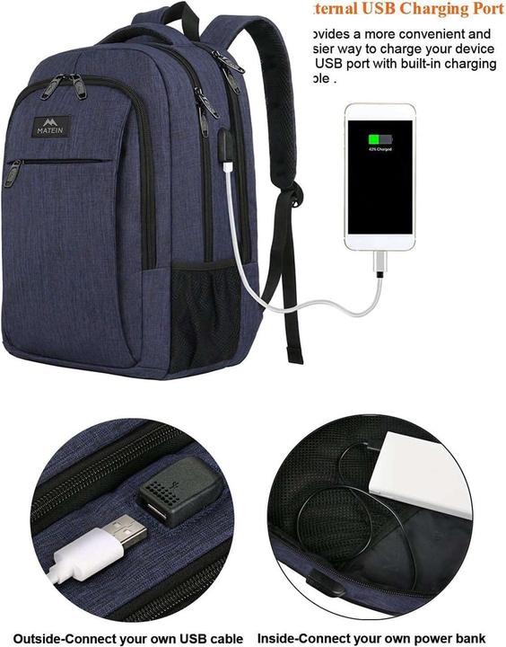 Immagine prodotto Only-Bags.Store Zaino per computer portatile da 15,6 pollici Zaino scuola Teen impermeabile Borsa scuola antifurto (32 l)