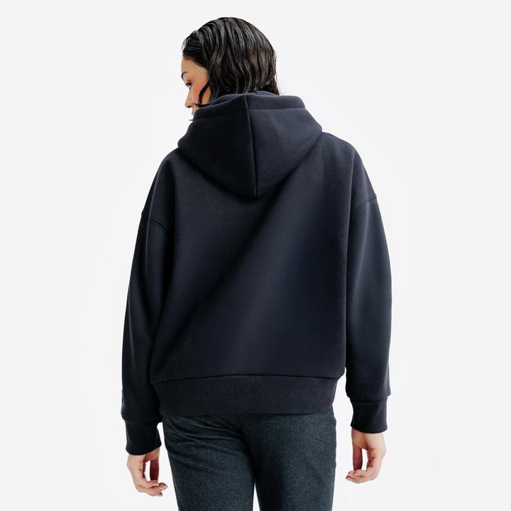 Image du produit Decathlon Sweat à capuche femme, Elementals, noir (XS)
