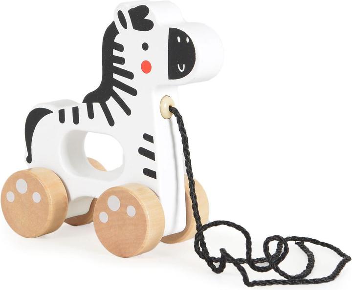 Actual product image Tooky Toy Jouet à tirer Animal en bois