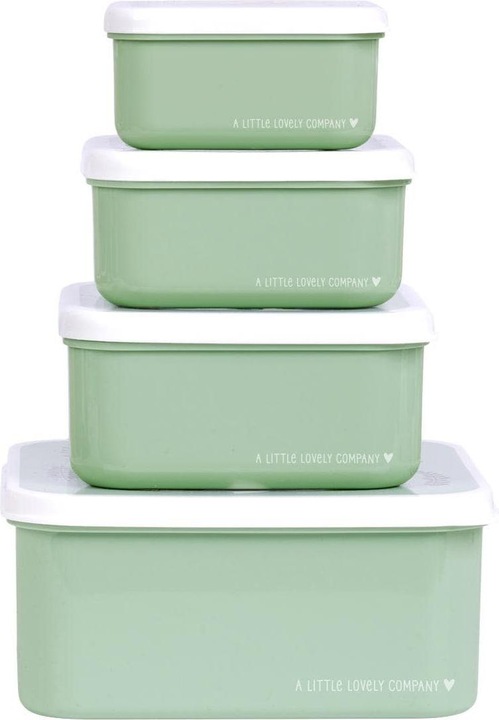 Produktbild A Little Lovely Company Lunch & snack box set