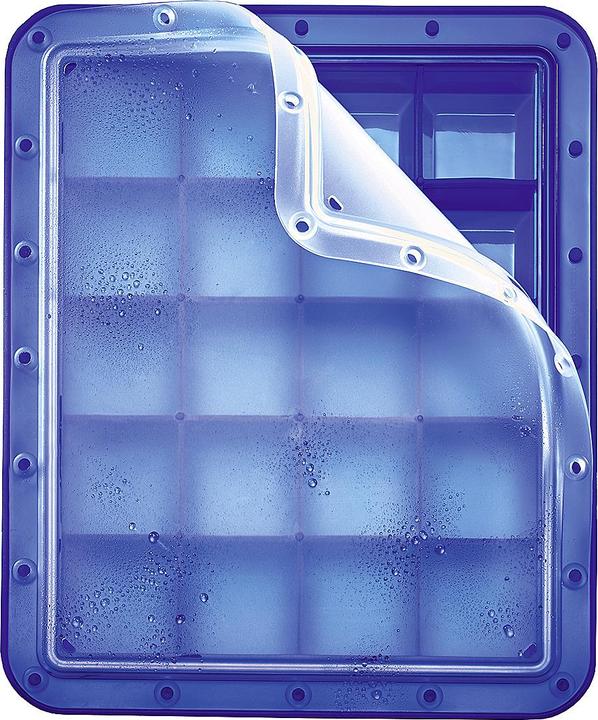 Actual product image Lurch Ice former Arctic Cube 4x4cm blue/transparent