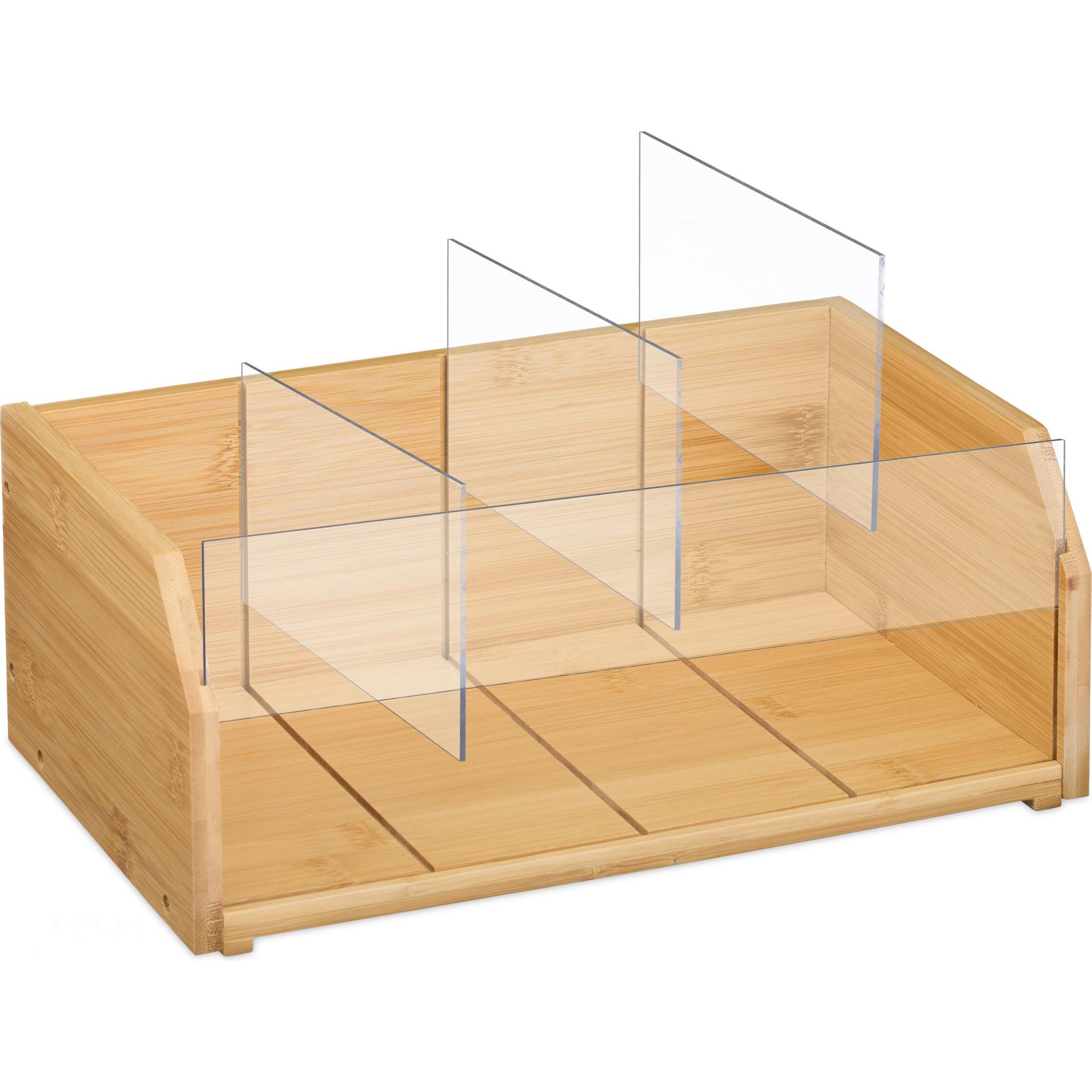 Thumbnail - Relaxdays Tee-Organizer, Vorratsbehälter, Braun