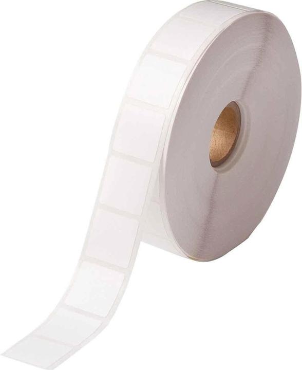 Actual product image Brady THT-164-481-2.5-SC, polyester, white, matt, 22.86 x 22.86 mm, permanent, for BBP11 (2500 E.) (2.79 cm)