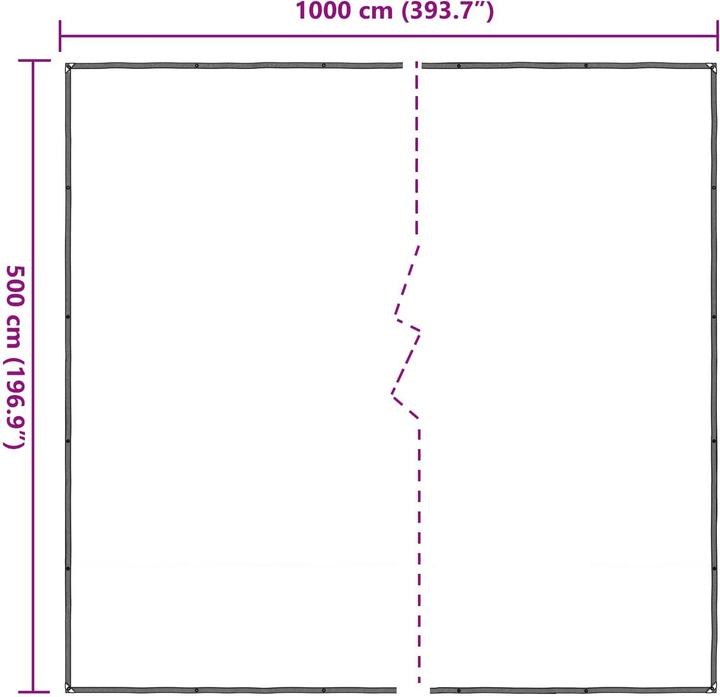 Produktbild vidaXL Outdoor-Planen (10 x 5 m)