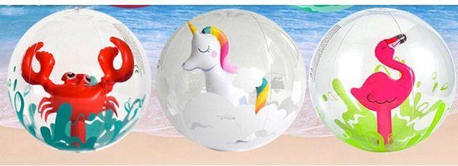 Immagine prodotto MU Classic Pallone da spiaggia gonfiabile della serie Fancy