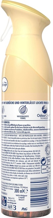 Actual product image Febreze Fresh touch of vanilla