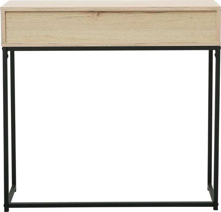 Produktbild HTI-Living Konsolentisch Cedrik 80 cm mit Schublade Artisaneiche-Schwarz (80 x 28 x 76.50 cm)