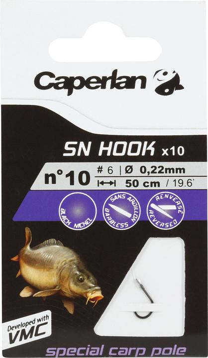 Actual product image Caperlan Leader hook carp fishing