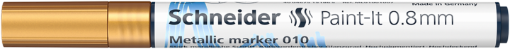 Valori nutrizionali e ingredienti Schneider Paint-It 010 Marchio metallizzato, 0,8 mm, argento metallizzato (oro metallizzato, 0.80 mm, 1 x)