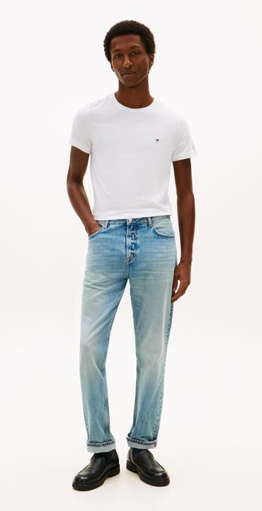 Actual product image Tommy Hilfiger Crew Neck T-Shirt Slim Fit White (L)