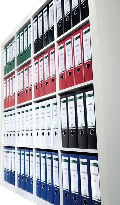 Produktbild Leitz PC-beschriftbare Rückenschilder für Qualitäts-Ordner 180°
