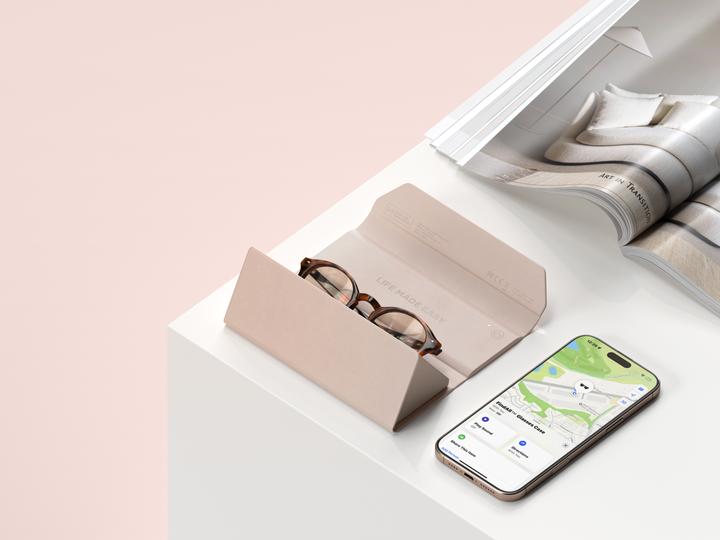 Image du produit Satechi FindAll Brillentui aus veganem Leder