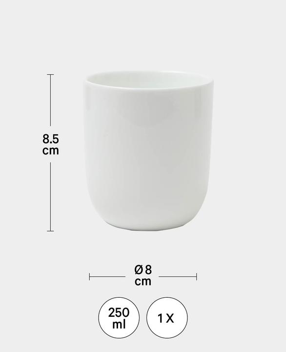 Immagine prodotto I Am Creative Porzellanbecher, Trinkbecher (250 ml, 1 x)