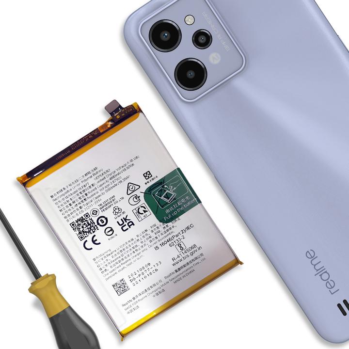 Actual product image Clappio 5000mAh replacement battery, replaces model BLP877