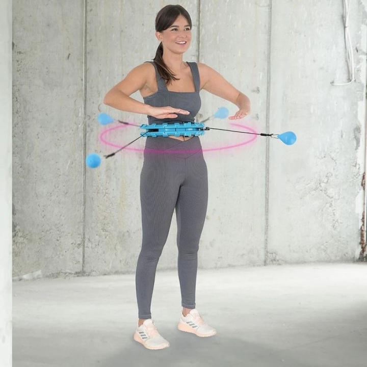 Image du produit HMS HHW01 HULA HOOP bleu avec poids (45 cm, 1250 g)