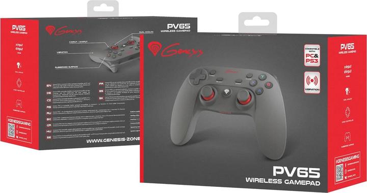 Produktbild Genesis PV65 Gamepad PC, Playstation 3 (PC, PS3)