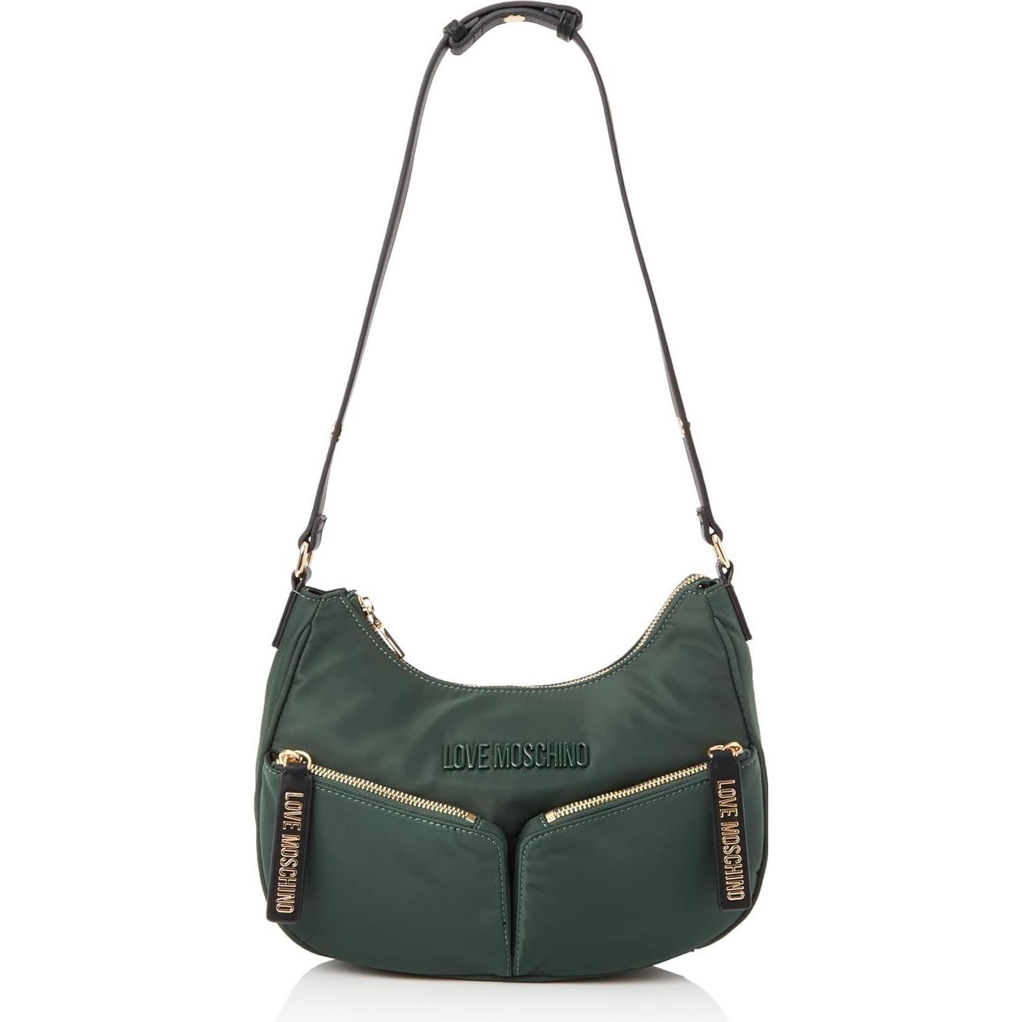 Love Moschino, Damen, Handtasche, Schoudertas für Damen, Grün