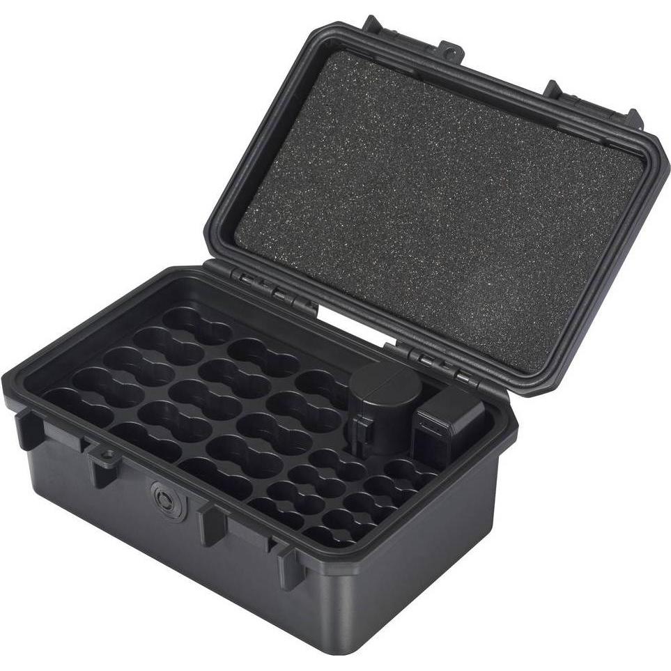 Voltcraft Outdoor Akku-/Batteriekoffer 58x Mignon (AA), Micro (AAA), Mini (AAAA, Accessori pile + batterie