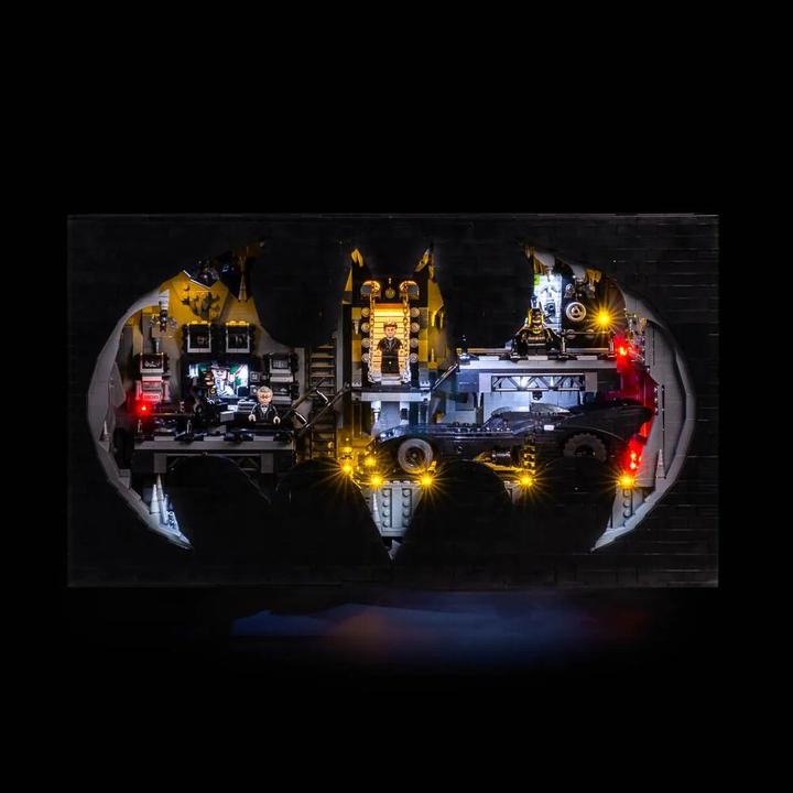 Actual product image Light my bricks LEGO® DC Batcave Shadow Box #76252 Light Kit