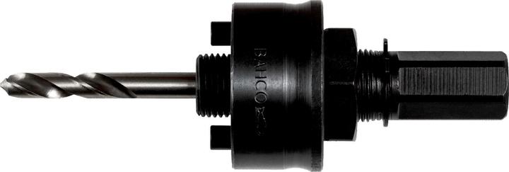 Actual product image Bahco Quick-release shank for carbide-tipped hole saws 32 mm x 210 mm x 11.1 mm - Cardboard packaging (30 mm)