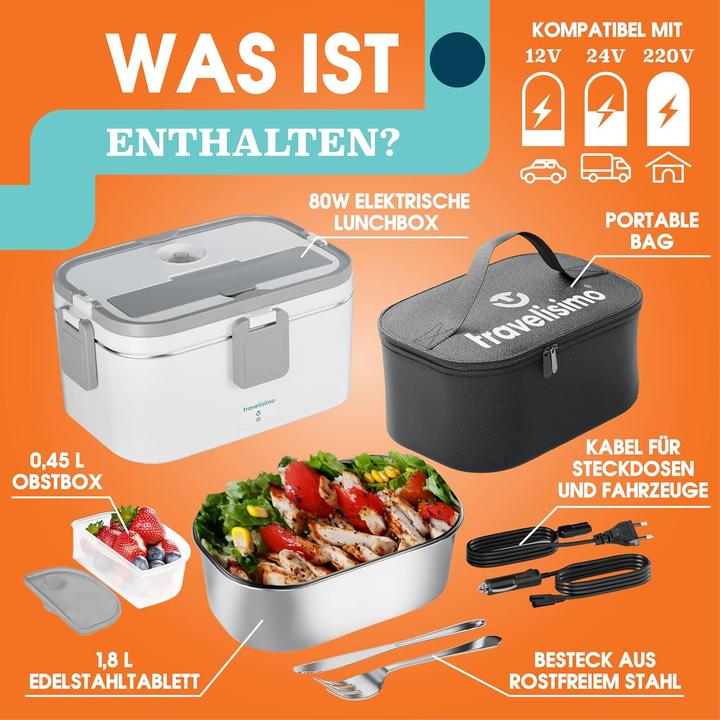 Produktbild Travelisimo Elektrische Lunchbox, 3-in-1