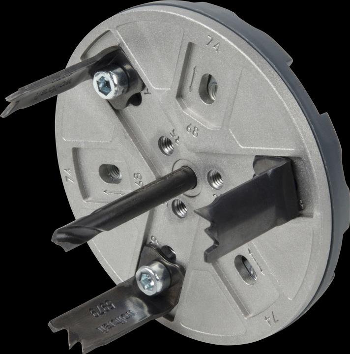 Produktbild wolfcraft wolfcraft 1 verst. LS Ø35,65,68,74,76,83mm (AH-EL) (68 mm, 83 mm, 35 mm, 65 mm, 76 mm, 74 mm)