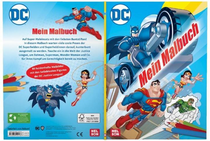 Actual product image DC Superheroes: My Colouring Book
