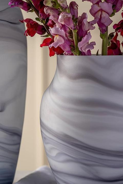 Immagine prodotto Leonardo Vaso Poesia 23 cm, Marmo Grigio (1 x, 19 x 19 x 25,5 cm, 5.30 l)