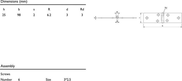 Produktbild Charmag Scharnier