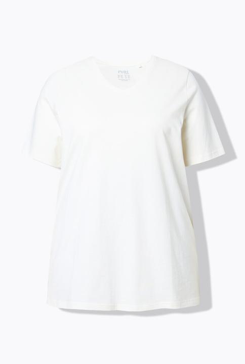 Actual product image Ulla Popken 2 Pack Eco Cotton Striped Tees (56)