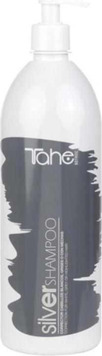 Produktbild Tahe Botanic Silver Shampoo Correction für weisses, graues oder gesträhntes Haar 1000ml (1000 ml, Flüssiges Shampoo)