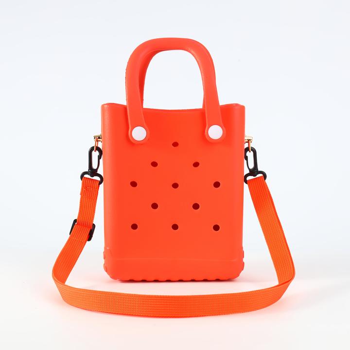 Actual product image Only-Bags.Store 1 Stück Mini Sommer Strandtasche, EVA Loch Reisetasche, Outdoor Sport Pool Boot Hochwertige