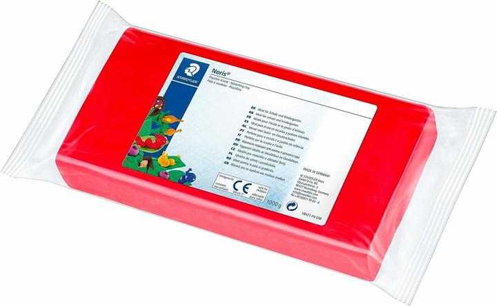 Staedtler Plasticine boetseerklei 1kg rood Noris