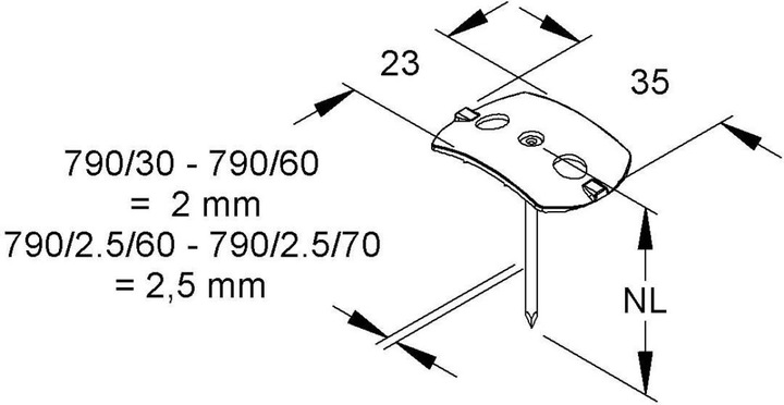 Actual product image Kleinhuis 790/60 Nail washer with nail