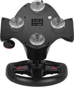 Immagine prodotto Marvo Volante GT-903, volante con pedali e leva del cambio, 16 pulsanti, USB, nero (PC)