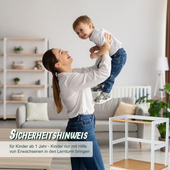 Actual product image Relaxdays Learning stool