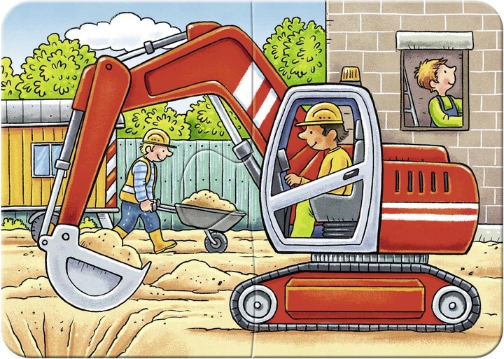 Immagine prodotto Ravensburger I miei primi giochi di puzzle - Veicoli da costruzione (20 pezzi)