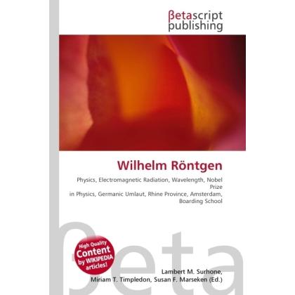 Wilhelm Röntgen, Fachbücher
