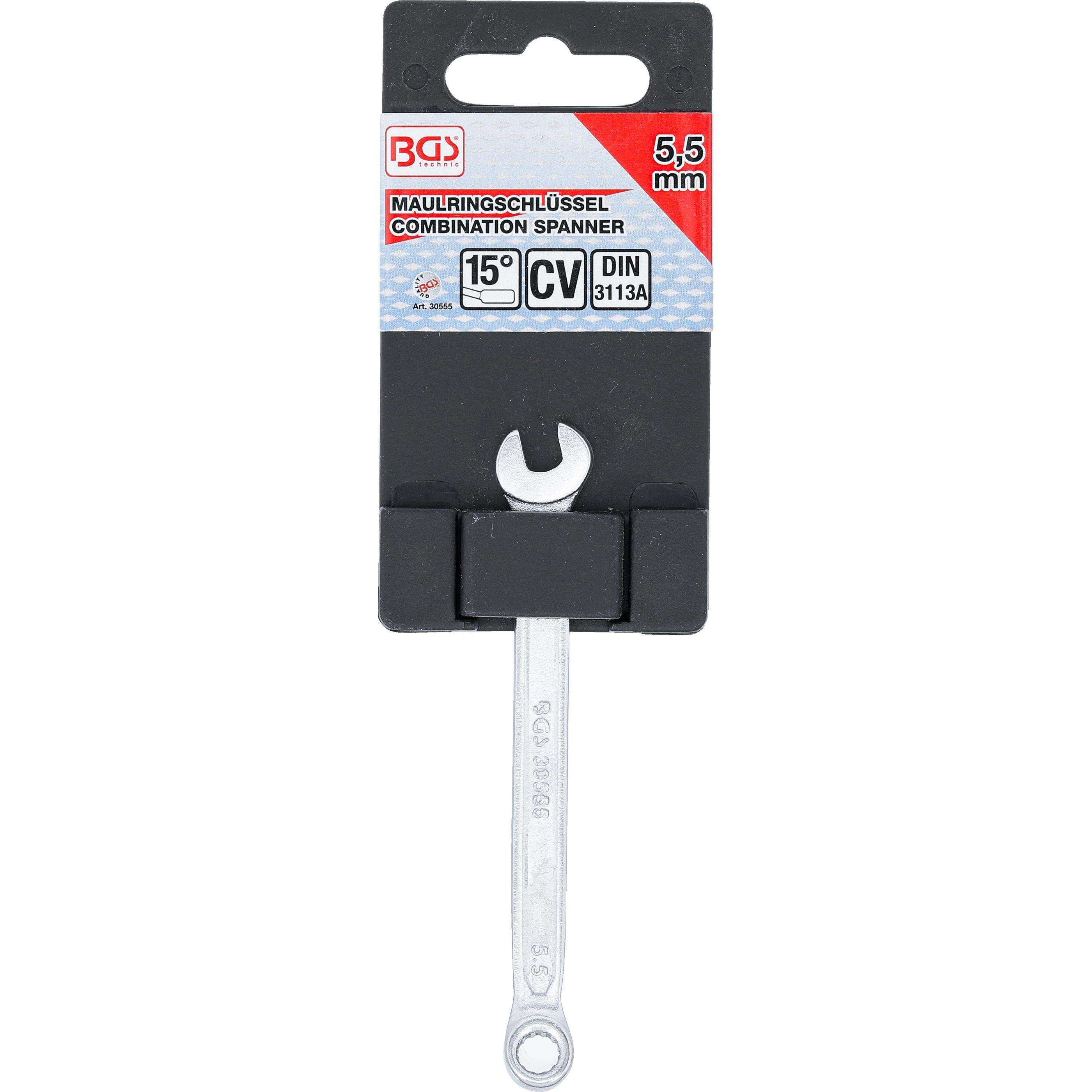 Thumbnail - BGS, Schraubenschlüssel, Maul-Ringschlüssel SW 5,5 mm