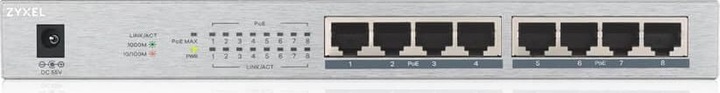Productafbeelding Zyxel GS1008HP (8 Havens)