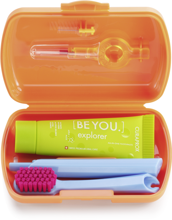 Curaprox Travel Set Orange (Weich, 1 x)